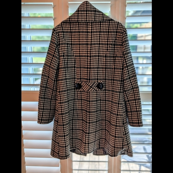 Marcona Black and White Houndstooth Coat - Picture 11 of 11